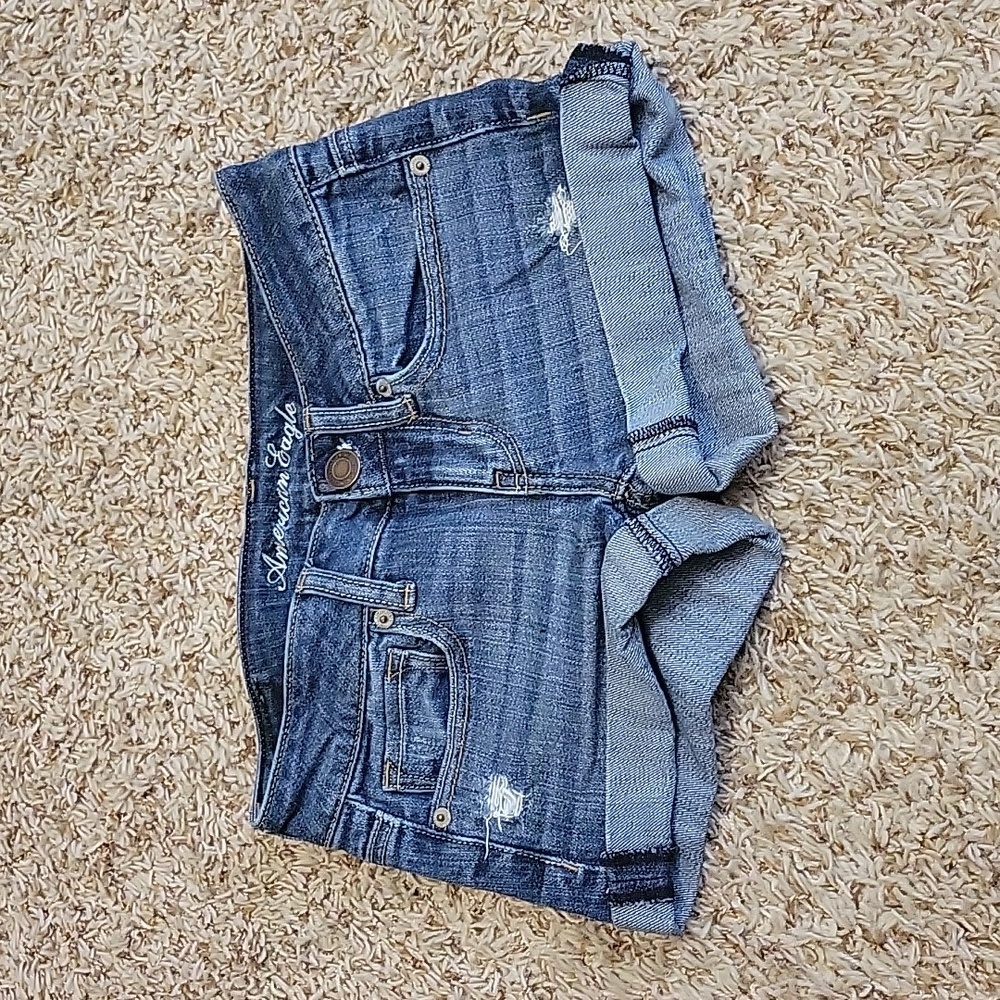 American Eagle jean shorts 00 like new